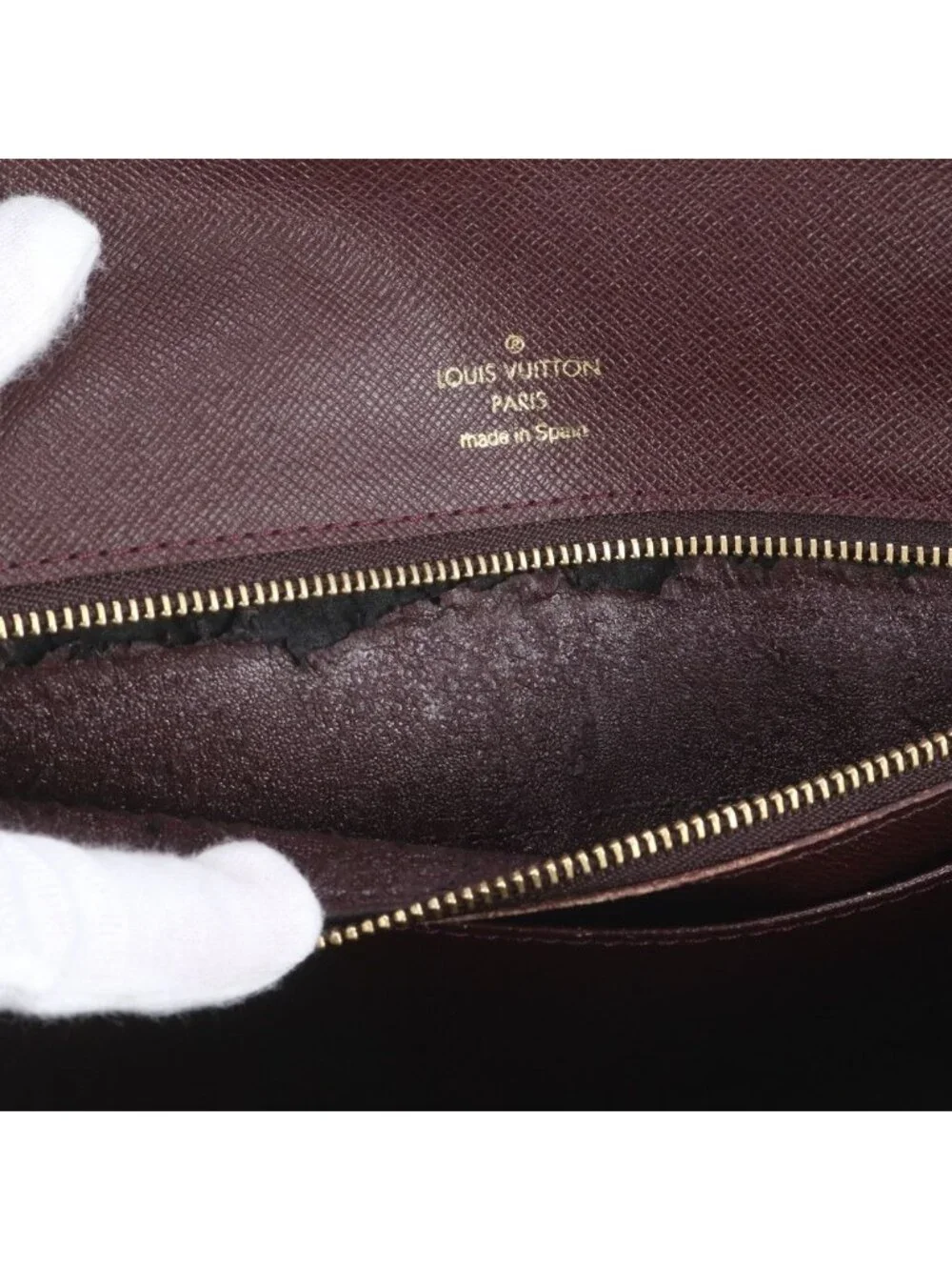 Louis Vuitton Taiga Selenga Leather Clutch Pouch Business